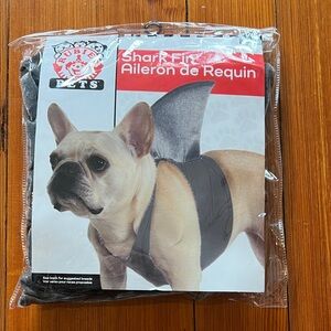 New Gray Shark Fin Dog Costume